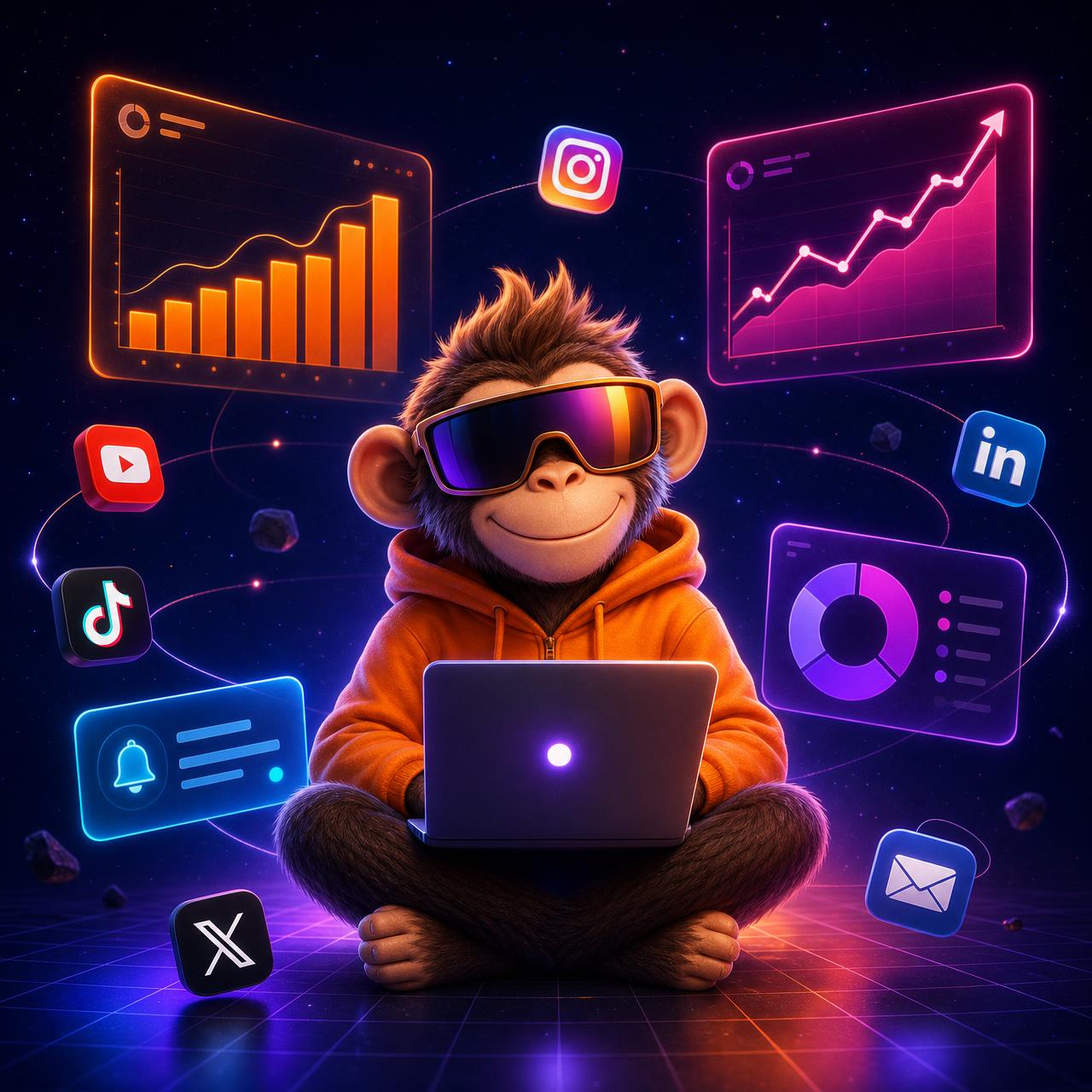 Monkey in the Middle — your always-on marketing operator across 15 channels